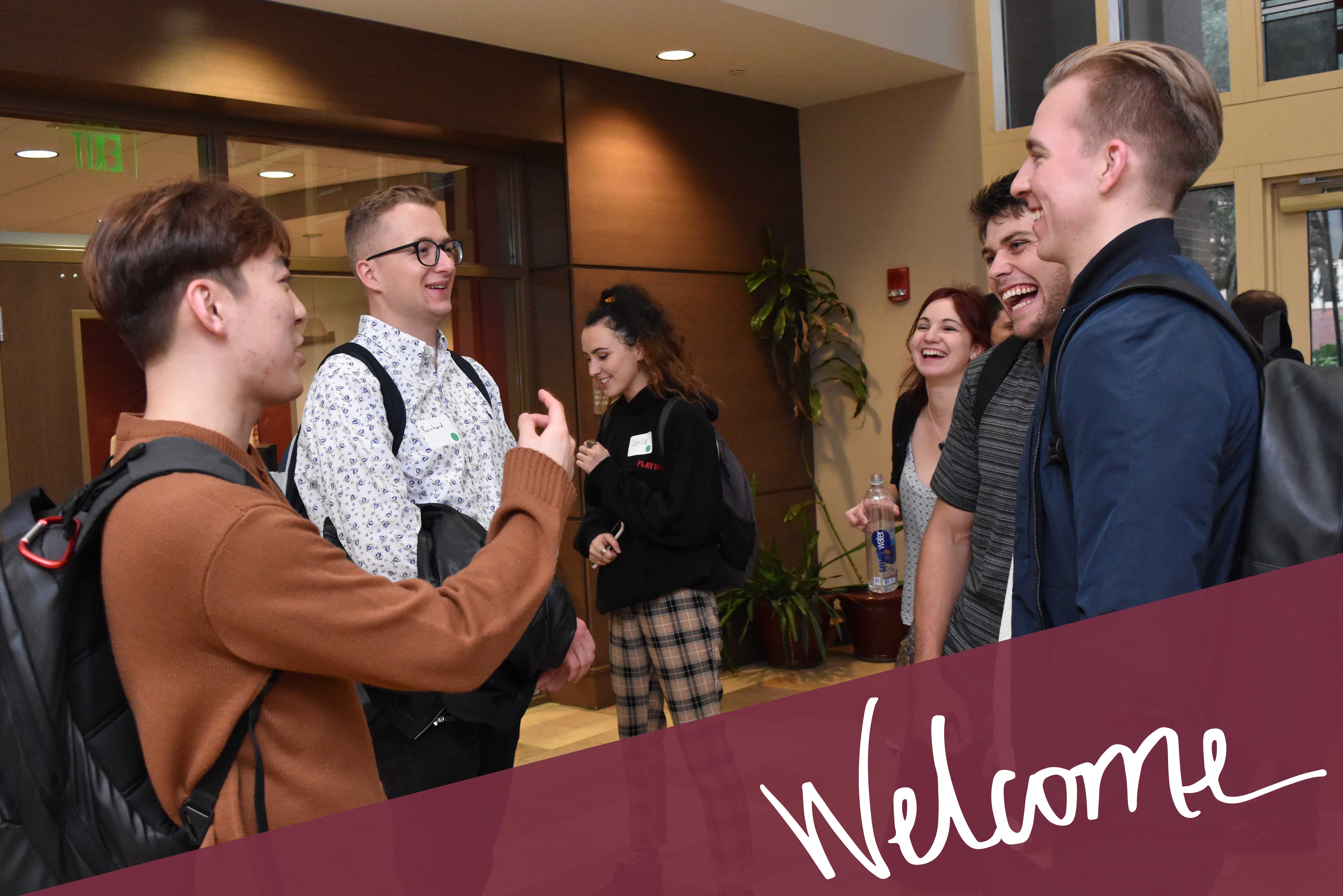 New International Students at Orientation