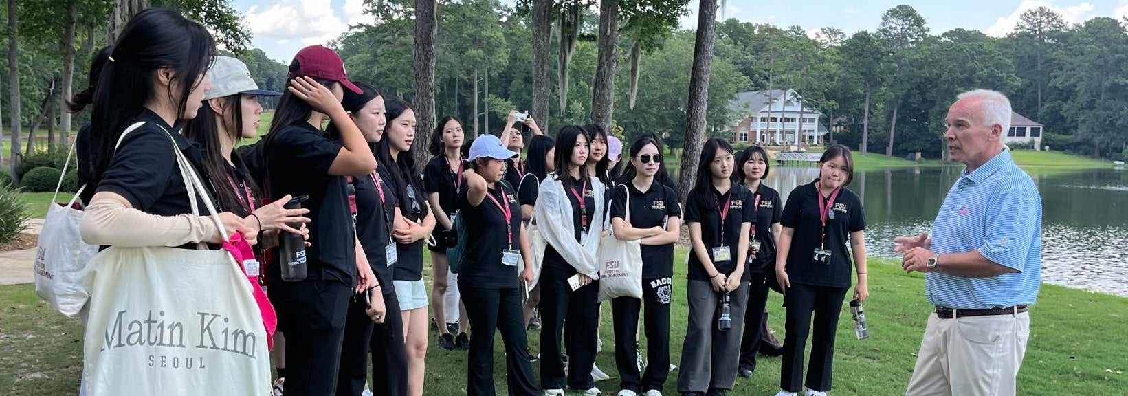 2026 Hospitality Students at Golden Eagle Country Club Field Trip