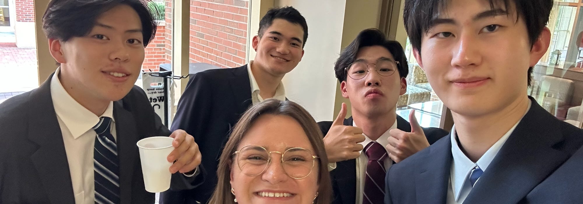 2026 Annie with Meiji Male Students