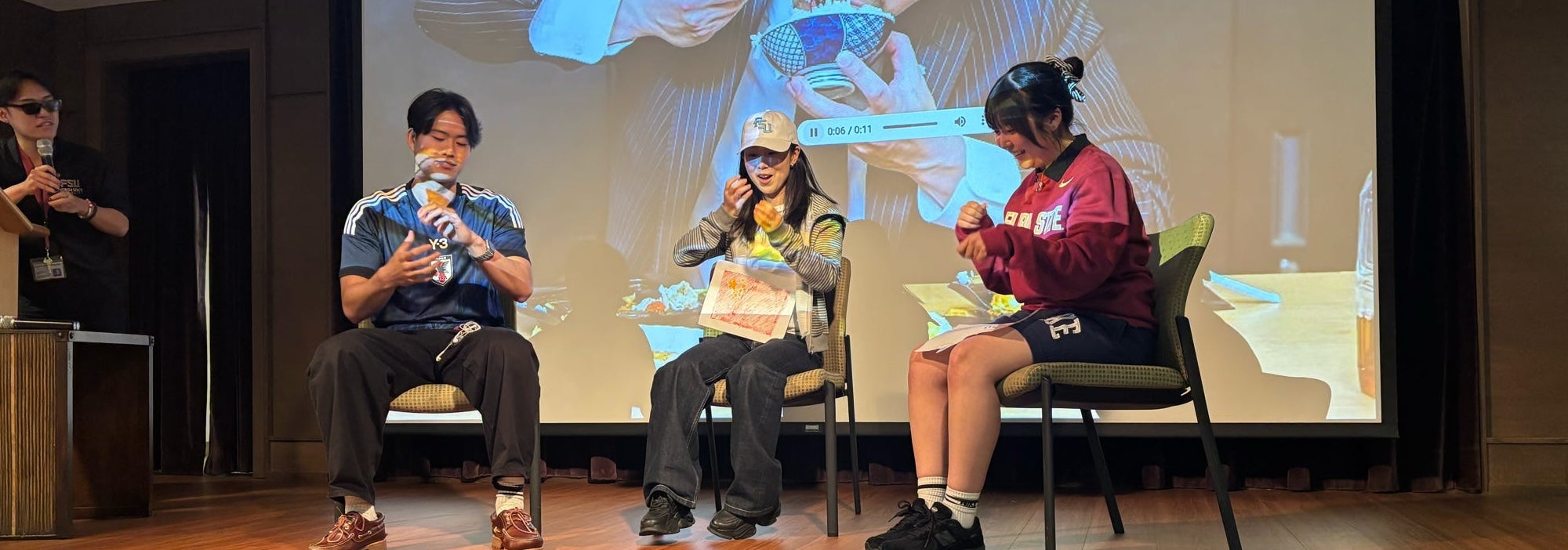 2026 ICC Students Performing Skit on Stage 1