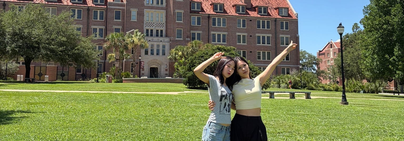 2026 Two Students on Landis Green