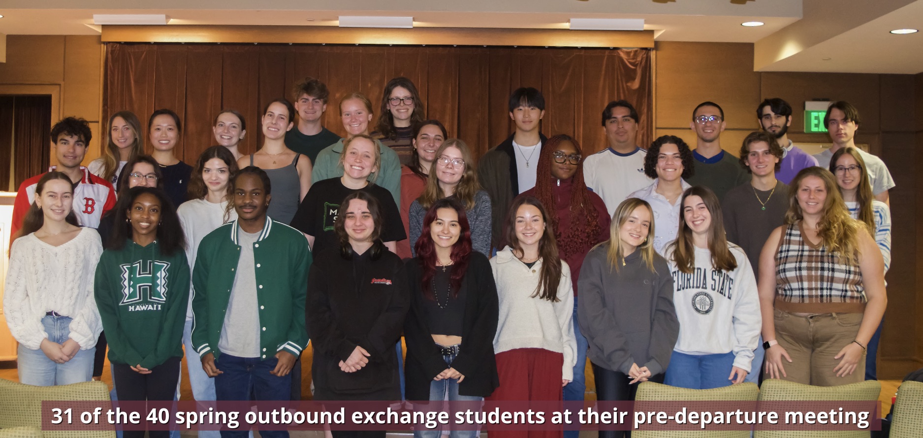 2025 Spring Outbound Exchange Students