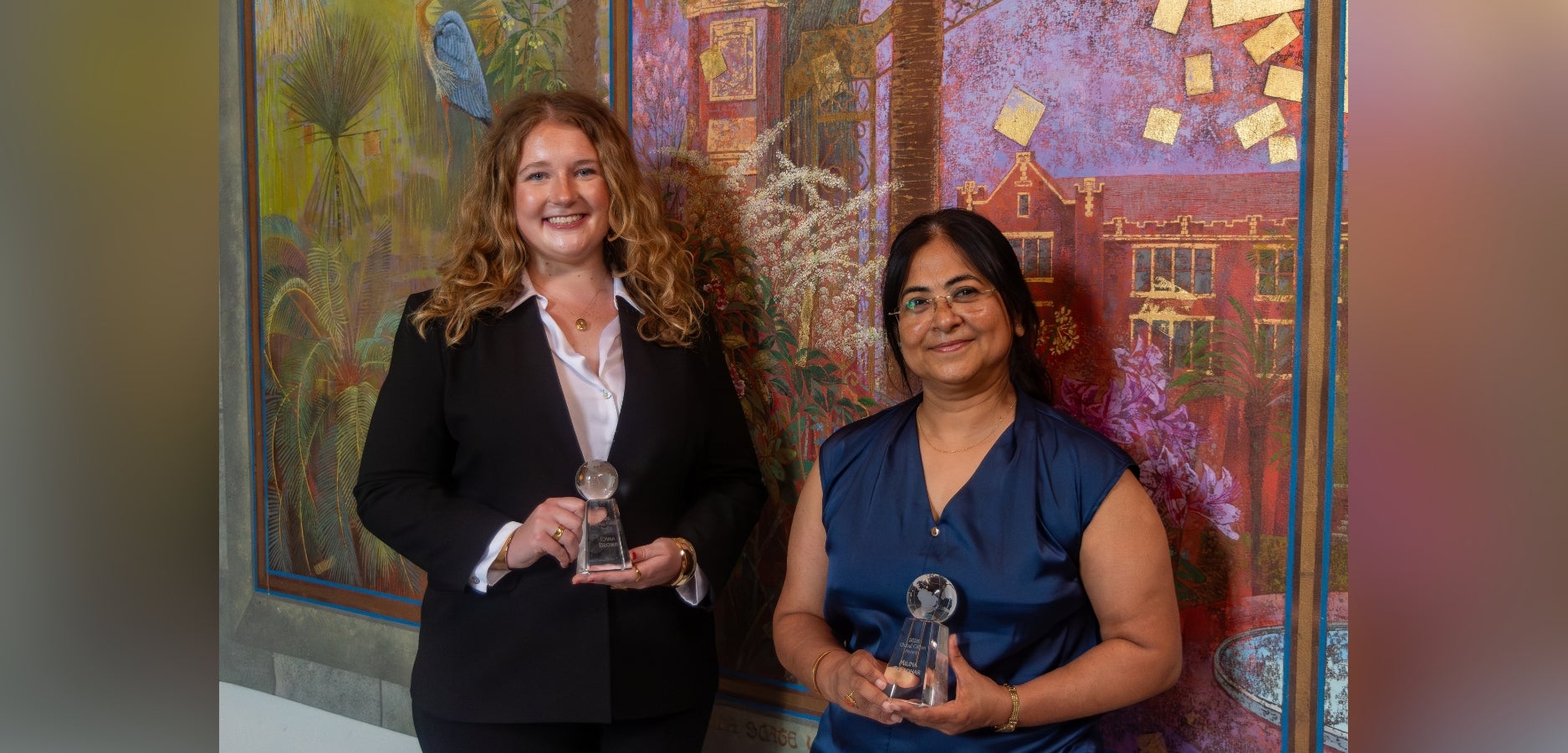 Emma Brown and Milina Tuladhar