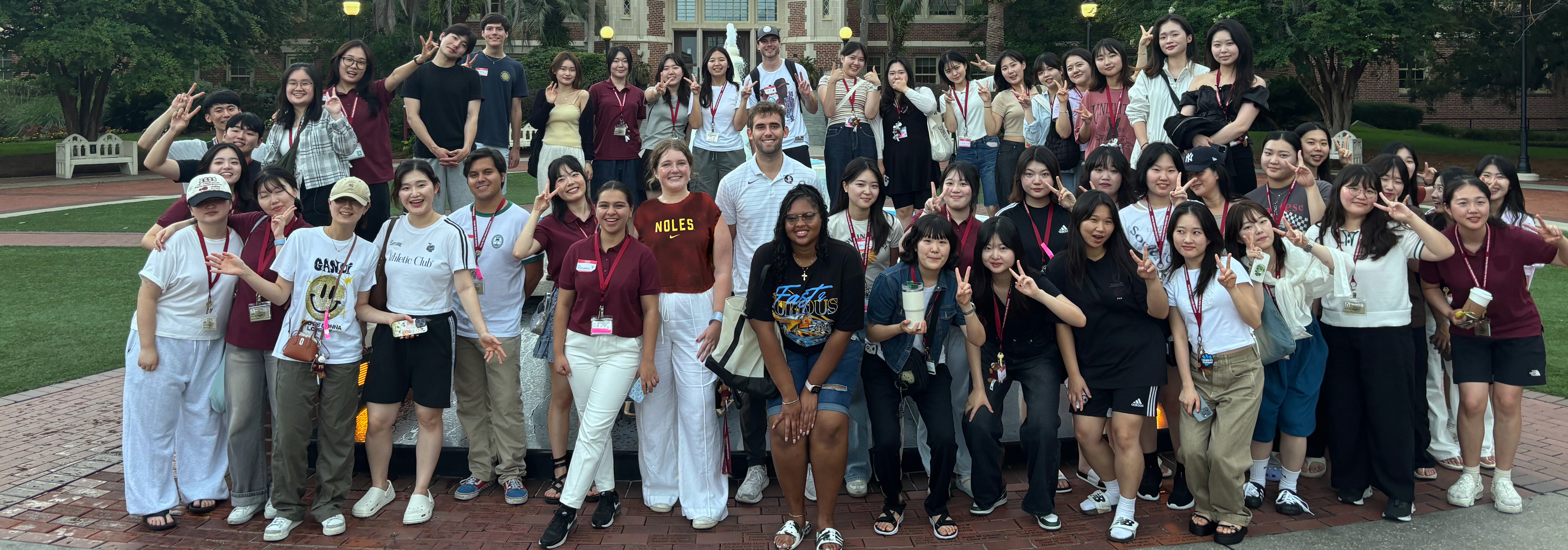 Group of Students in Front of Wescott