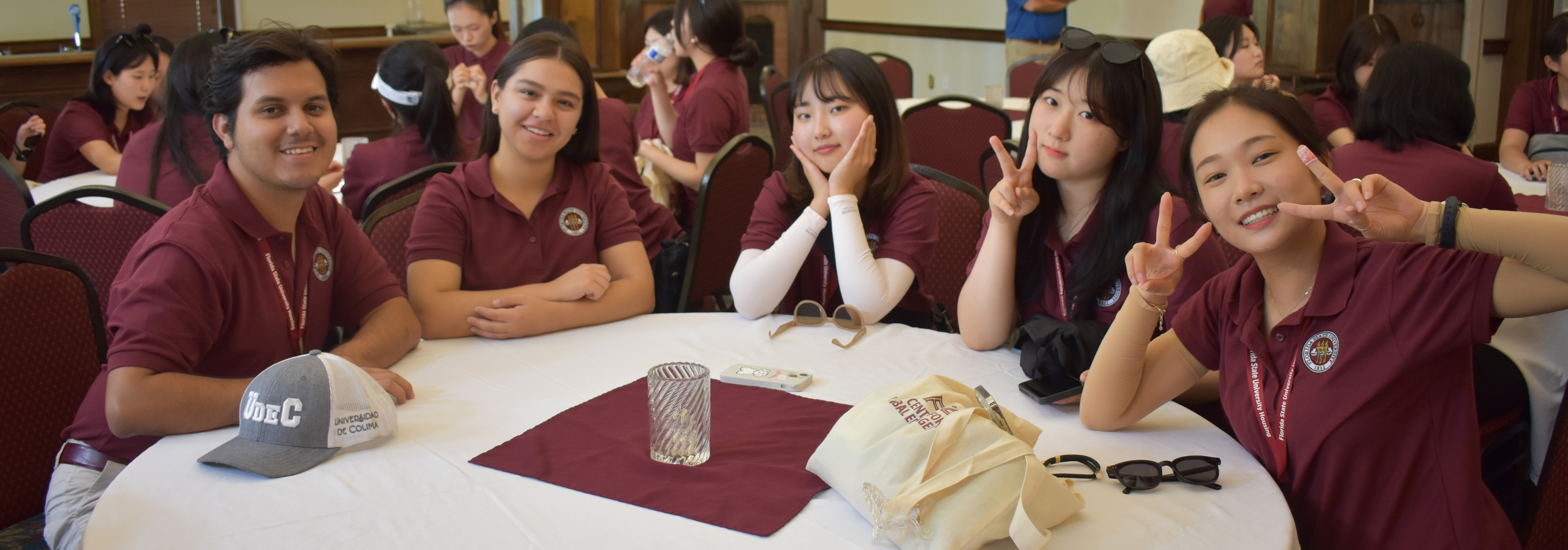 2024 Students at Table at Country Club