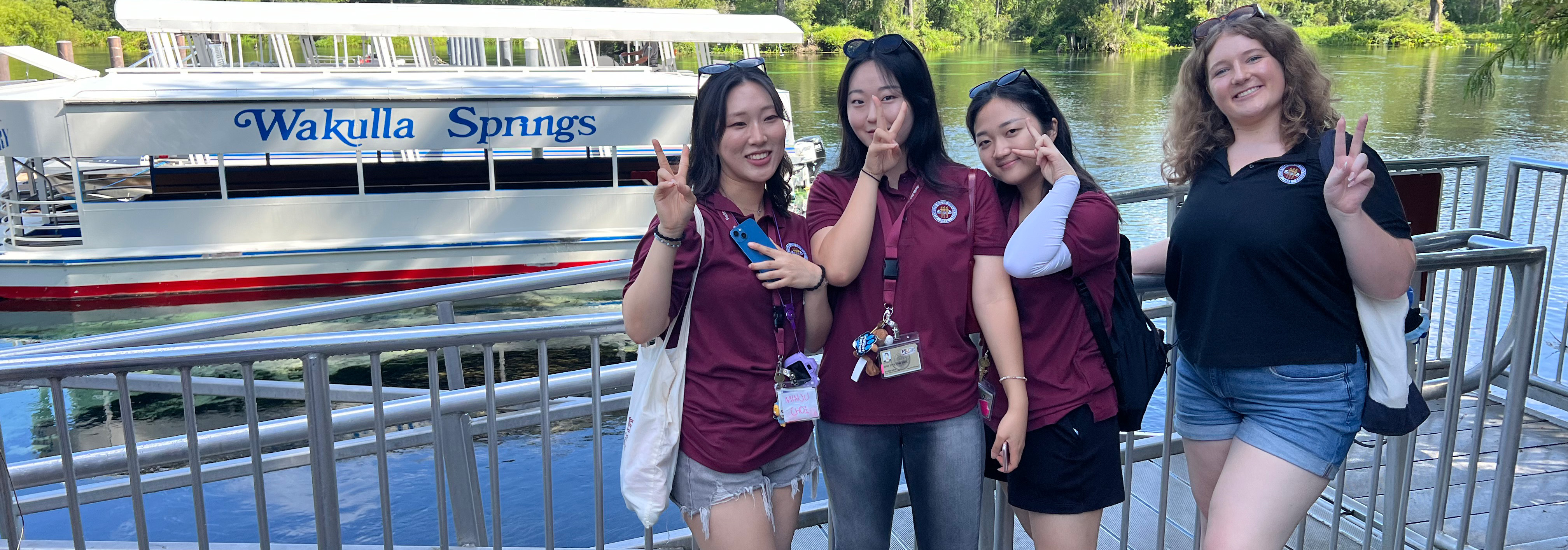 2024 Female Peer Mentor with Students