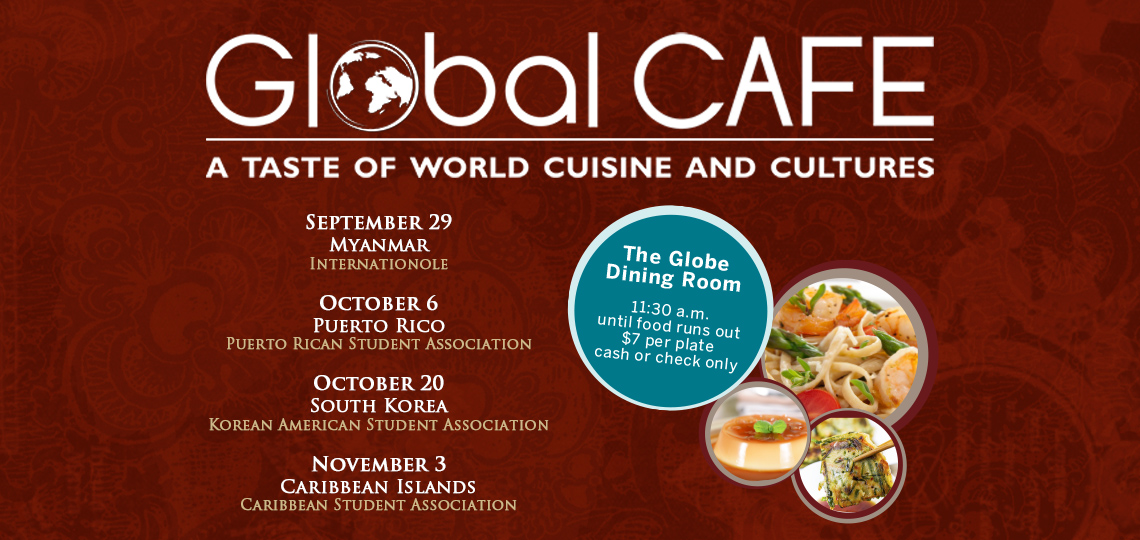 Global Cafe Fall 2017 Dates