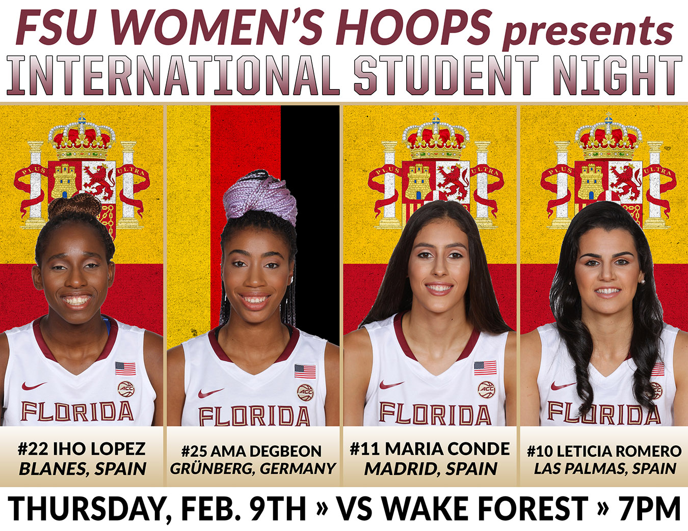 Women's Basketball International Student Night