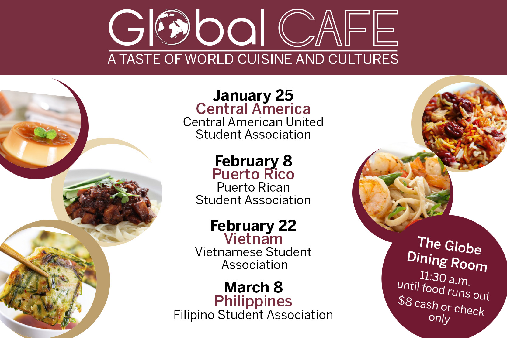 Spring 2019 Global Cafe Dates