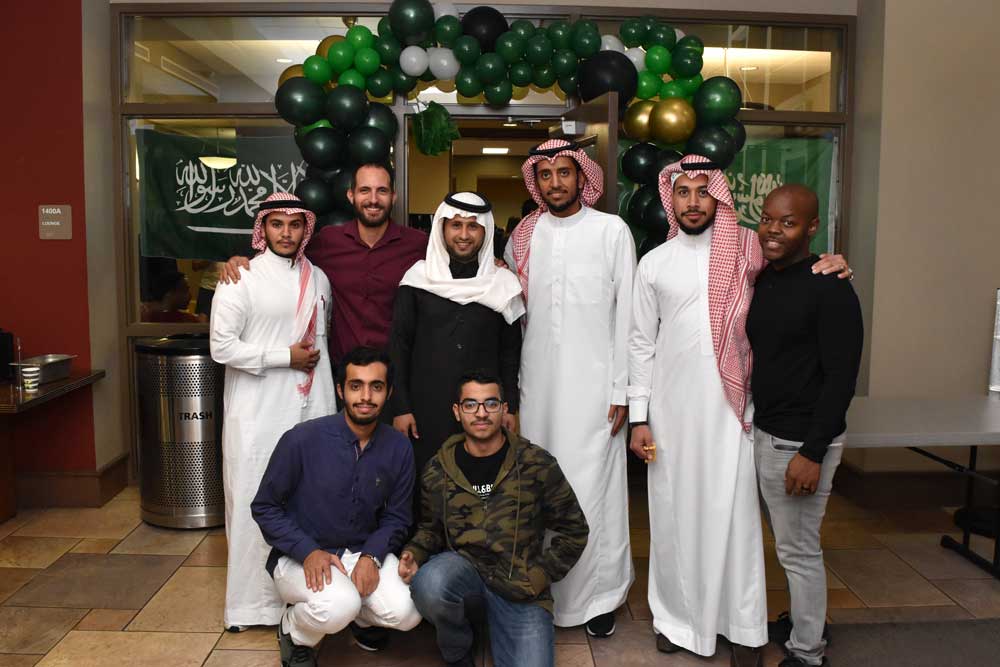 International Coffee Hour Saudi Arabia Group Photo