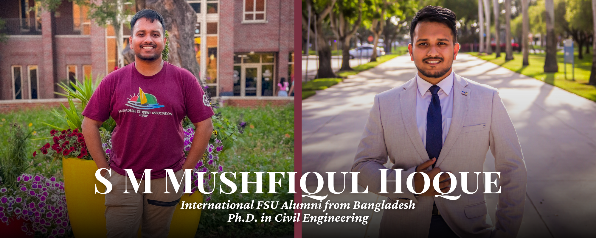 S M Mushfiqul Hoque: Bridging Cultures and Engineering Sustainable Solutions at FSU